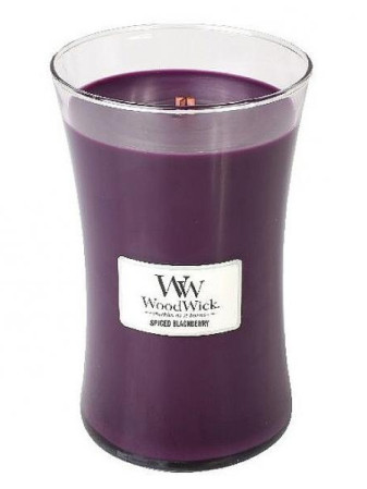 detail Vonná svíčka WoodWick SPICED BLACKBERRY velká 609,5g