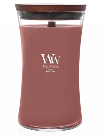 detail Vonná svíčka WoodWick ROUGE OUD, velká 609g