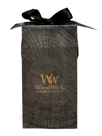 detail WoodWick Elegantní DÁRKOVÁ KRABIČKA na velkou svíčku