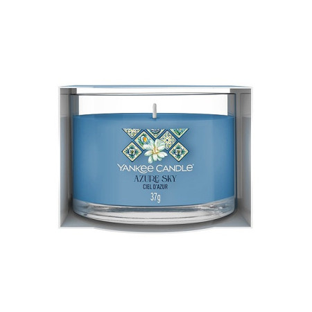 detail Yankee Candle Votiv ve skle 37g AZURE SKY
