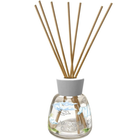 detail Yankee Candle Reed difuzér CLEAN COTTON, 100 ml, signature