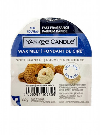 detail Yankee Candle SOFT BLANKET vonný vosk 22 g NEW