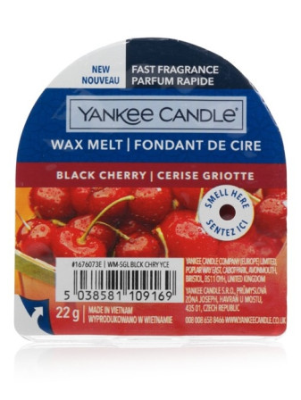 detail Yankee Candle BLACK CHERRY vonný vosk 22 g NEW