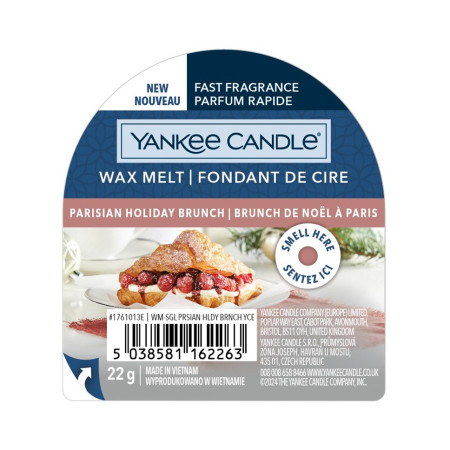 detail Yankee Candle PARISIAN HOLIDAY BRUNCH, vonný vosk 22g