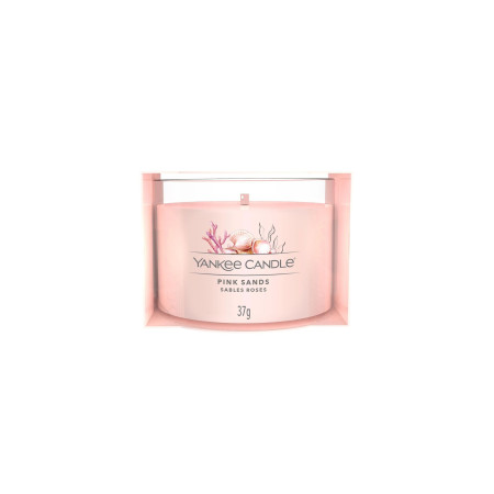 detail Yankee Candle Votiv ve skle PINK SANDS, 37 g