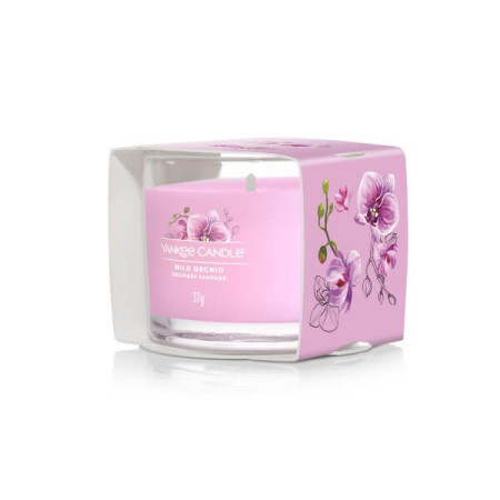 detail Yankee Candle Votiv ve skle WILD ORCHID, 37 g