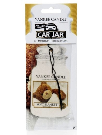 detail Yankee Candle SOFT BLANKET papírová visačka do auta 1 ks