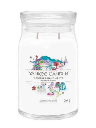 detail Yankee Candle MAGICAL BRIGHT LIGHT, signature velká svíčka 567 g