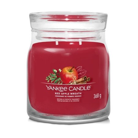 detail Yankee Candle RED APPLE WREATH, signature střední 368 g