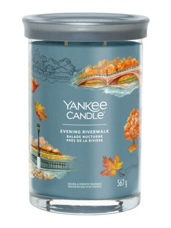 detail Yankee Candle EVENING RIVERWALK, signature tumbler velký 567 g