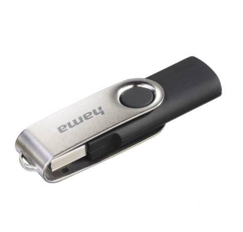 Hama rotate FlashPen, USB 2.0, 16GB, black, 40X