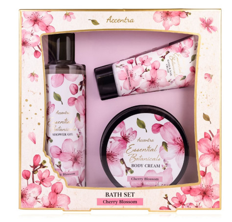 Accentra Cherry Blossom Dárková sada péče o tělo, 3dílná