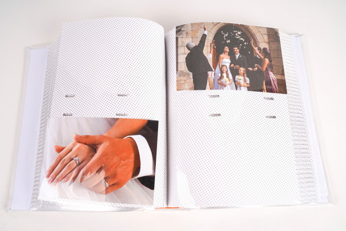 detail Fotoalbum 10x15/300 2-up Fandy BIANCO