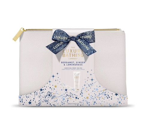 Grace Cole Bergamot, Ginger & Lemongrass, dárková sada v taštičce, 3dílná