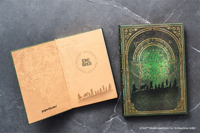 detail Paperblanks MIDI zápisník - PÁN PRSTENŮ, Síla společenství, linkovaný