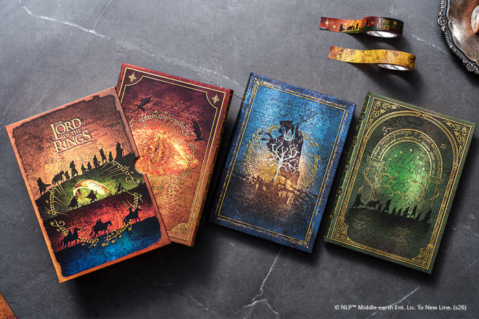 detail Paperblanks Dárkový box Trilogy MIDI zápisník - PÁN PRSTENŮ