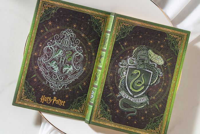 detail Paperblanks MIDI zápisník - Zmijozelský deník / Harry Potter, linkovaný