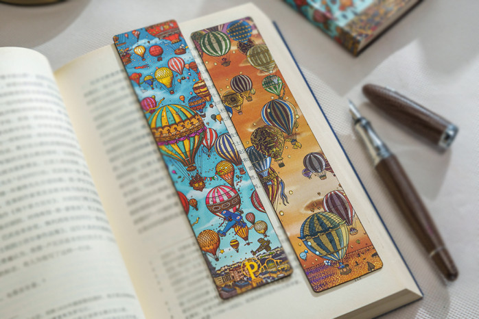 detail Paperblanks ZÁLOŽKA - BALLOON FESTIVAL / Sunset Ride