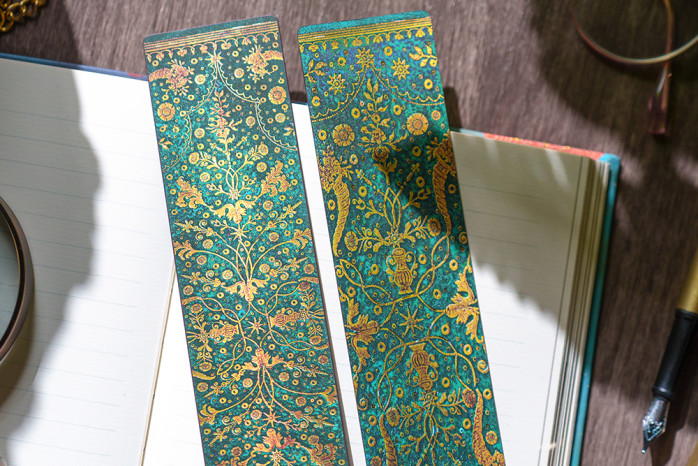 detail Paperblanks ULTRA zápisník - Emerald Flower, linkovaný