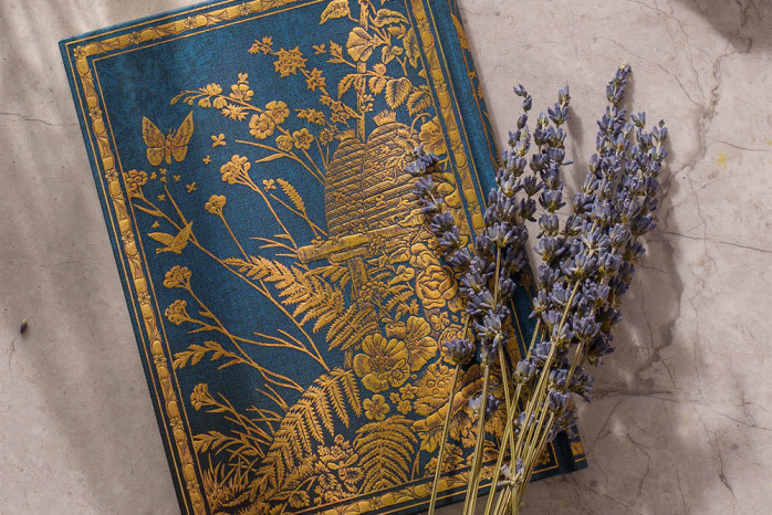 detail Paperblanks MIDI zápisník - Les Papillons, linkovaný