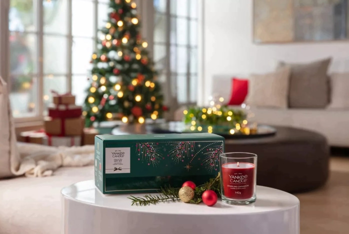 detail Yankee Candle Xmas 2026 Dárková sada 3x 142g tumbler malý
