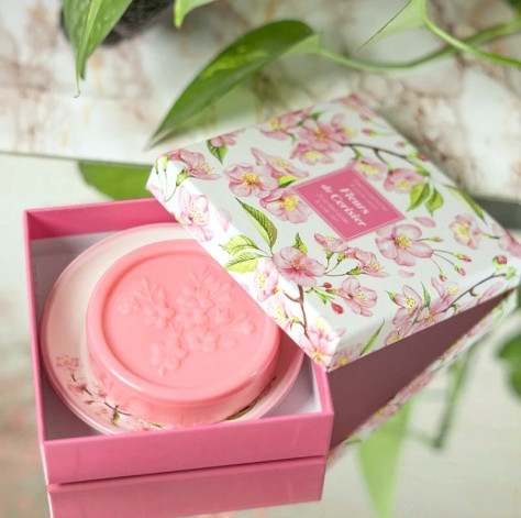 Esprit Provence Mýdlenka a tuhé mýdlo 100g, TŘEŠŇOVÝ KVĚT