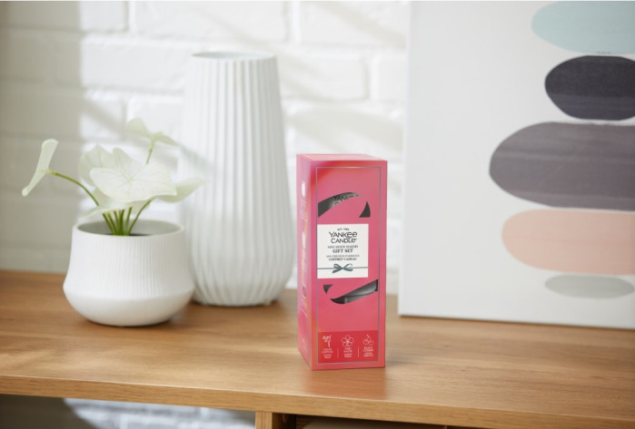 detail Yankee Candle Dárková sada červená, 3x votivní svíčky ve skle 37g