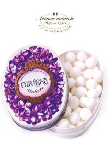 Les ANIS de Flavigny Bonbónky ORIGINAL ANIS® 50g Fialka