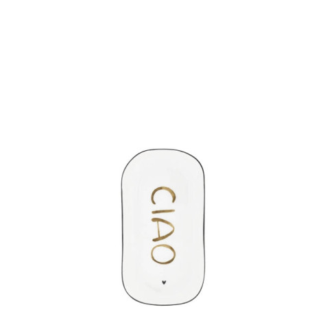 Bastion Collections Oválný talířek XS White CIAO in BC,