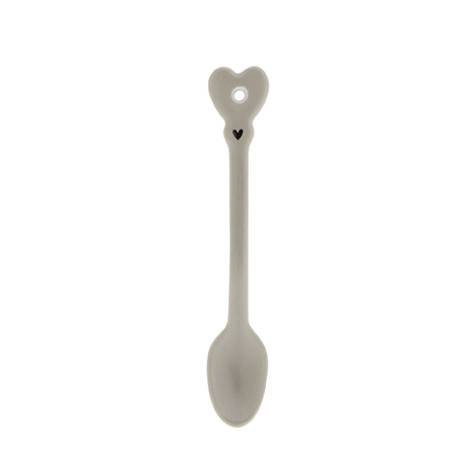 Bastion Collections Keramická lžička COFFEE, titan, 14 cm