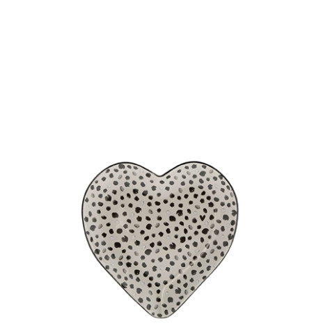 Bastion Collections Odkládací talířek CONFETTI in black/titane, 13 cm