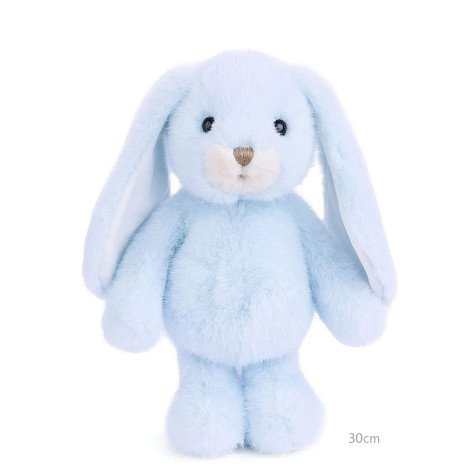 Bukowski Jumpy Bunny, plyšový zajíc 30cm, světle modrá