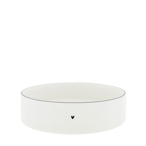Bastion Collections Salátová mísa BOWL SALAD in black heart, 20x5cm