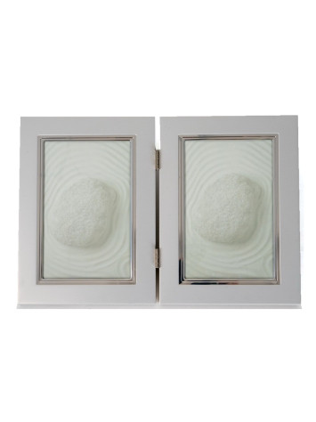 Fotorámeček S105/2V 13x18 stříbrný, 2x 13x18cm