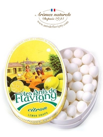 Les ANIS de Flavigny Bonbónky ORIGINAL ANIS® 50g Citrón