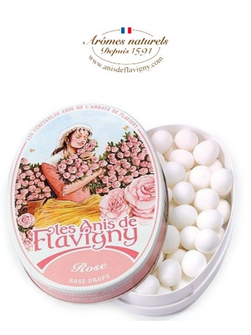 Les ANIS de Flavigny Bonbónky ORIGINAL ANIS® 50g Růže