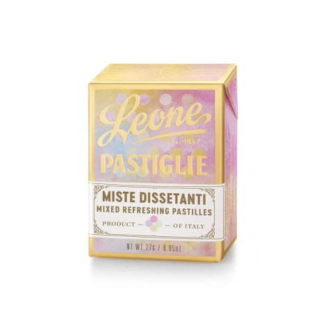 Leone 1857 - Miste Dissetanti, pastilky s mixem příchutí, 27g