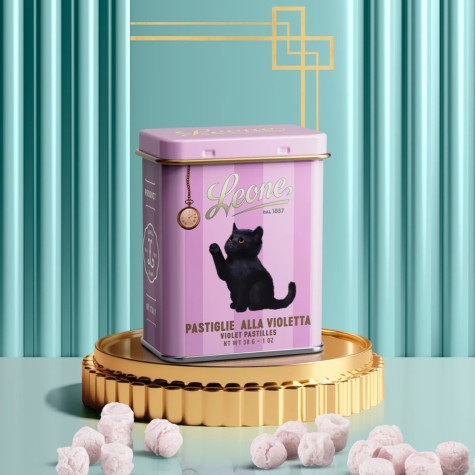 Leone 1857 - TC, Violetta, pastilky s příchutí fialek, 30g