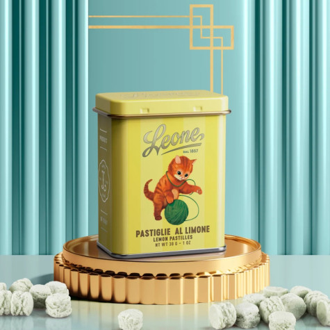 Leone 1857 - TC, Limone, pastilky s příchutí citrónů, 30g