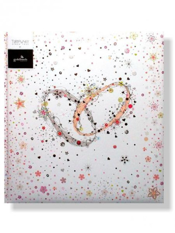 Fotoalbum klasické na růžky 60stran Goldbuch 08345 CRYSTAL ROMANCE