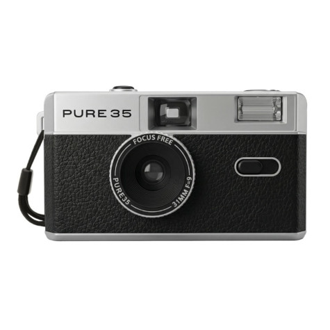 Kodak Pure35 Leather Film Camera Black, analogový fotoaparát, free focus