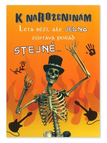 Albi Hrací přání K narozeninám ... ŽÍZEŇ / Kabát