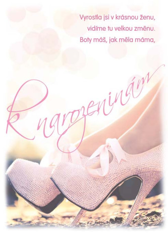 Ditipo Hrací přání k narozeninám STŘAPATÁ, NOHATÁ / Marie Rottrová
