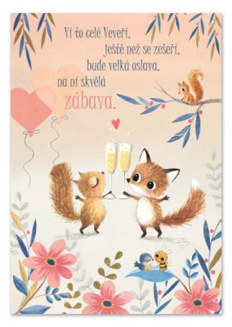 Ditipo Hrací přání dětské TANCOVALA VEVEŘIČKA / Dětský sbor