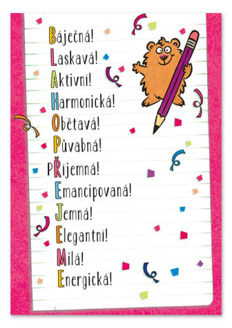 Ditipo Hrací přání Jsi prostě nejlepší / Lešek Semelka (sešit)