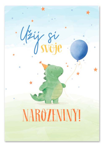Ditipo Hrací přání s efekty k narozeninám / Chňapík