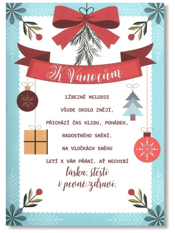 Albi Vánoční přání s efektem K Vánocům / We wish you a Mery Xmas