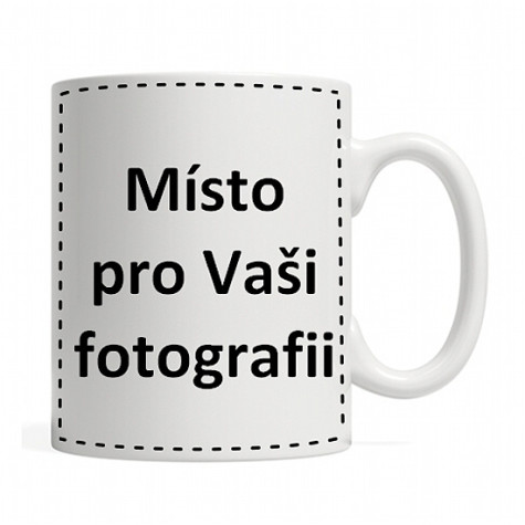 Fotohrnek STANDARD - BÍLÝ 1x foto 300ml