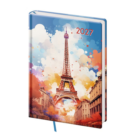 Helma 365 Denní diář A5 Vario Lyra 2027 - Paris