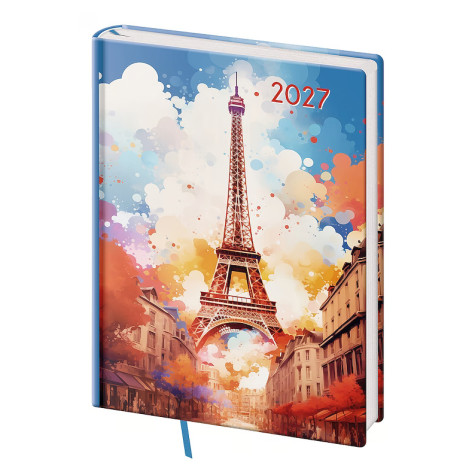 Helma 365 Denní diář B6 Vario Lyra 2027 - Paris